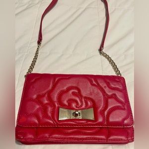 Red, rose, Kate Spade shoulder bag